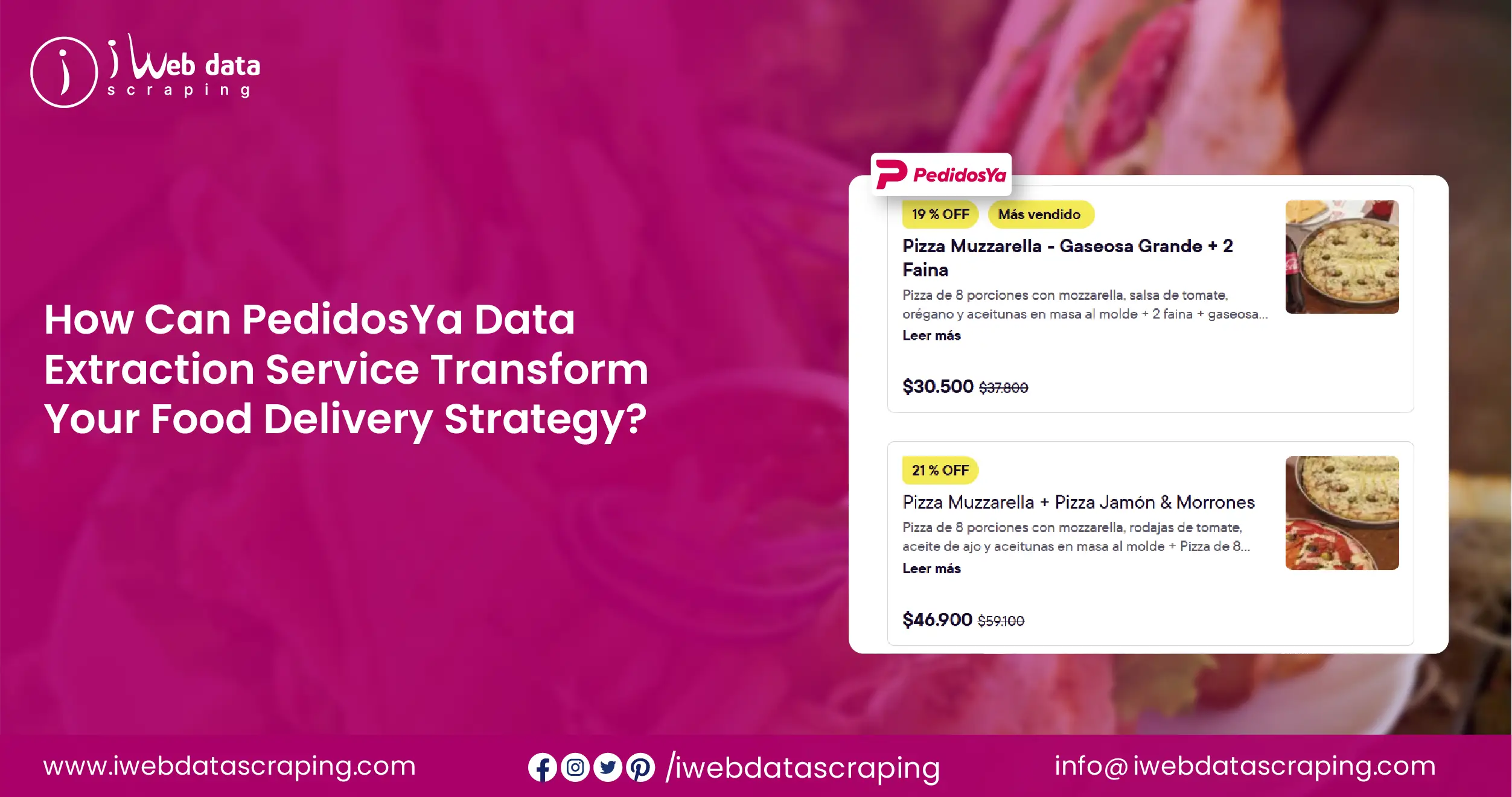 Transform Food Delivery Strategy with PedidosYa Data Extraction Service